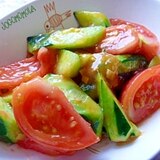 夏野菜！簡単！きゅうりとトマトのサッと炒め